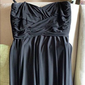 Black formal maxi dress